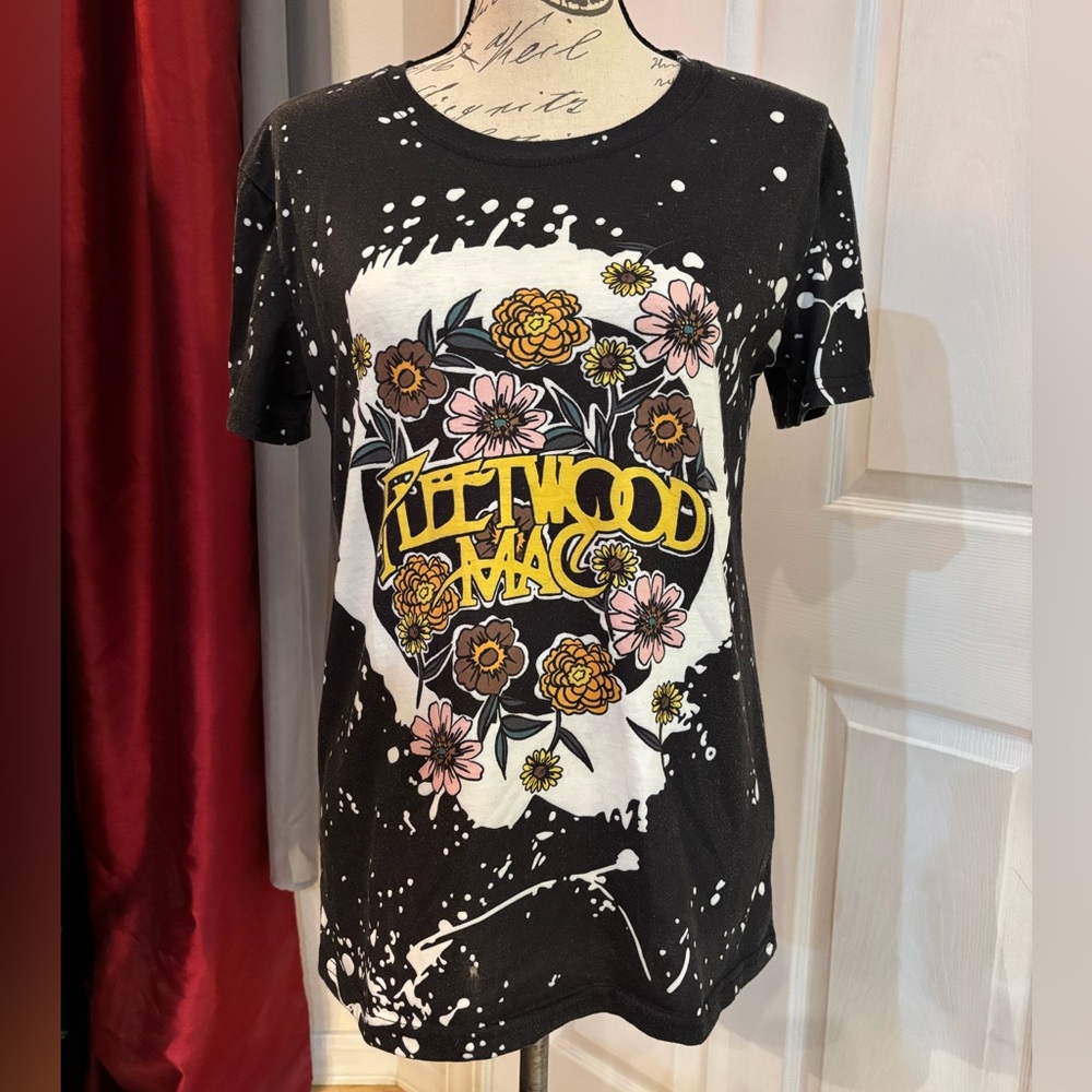 Fleetwood Mac Splatter Print T-Shirt